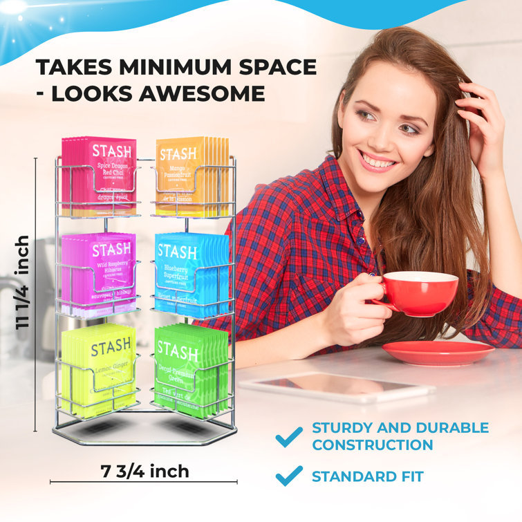 Magic Home USA Tea Bag Storage Organizer For Home Kitchen, Office, Or